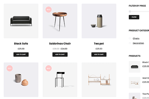 WooCommerce Hosting for Furniture Store