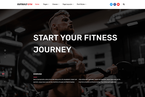 Gym Hosting Plan | Web Design Template