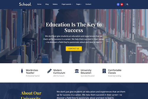 Hosting for Schools | Web Design Template