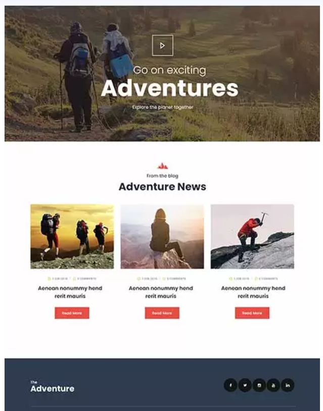 Adventure Responsive Design