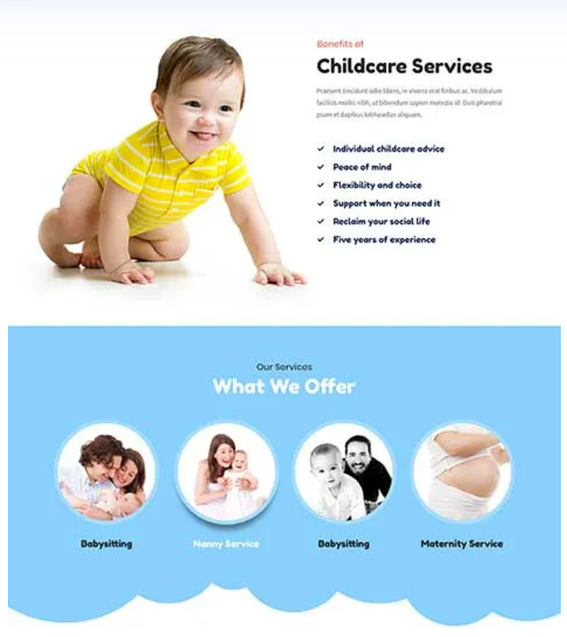 BabysitterPro Theme Responsive Design