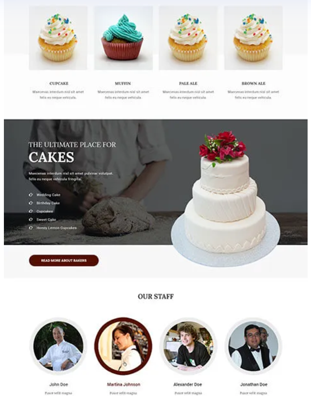 Bakers Website Theme