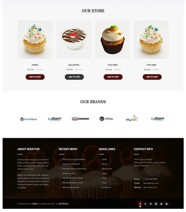 Bakers Responsive Design