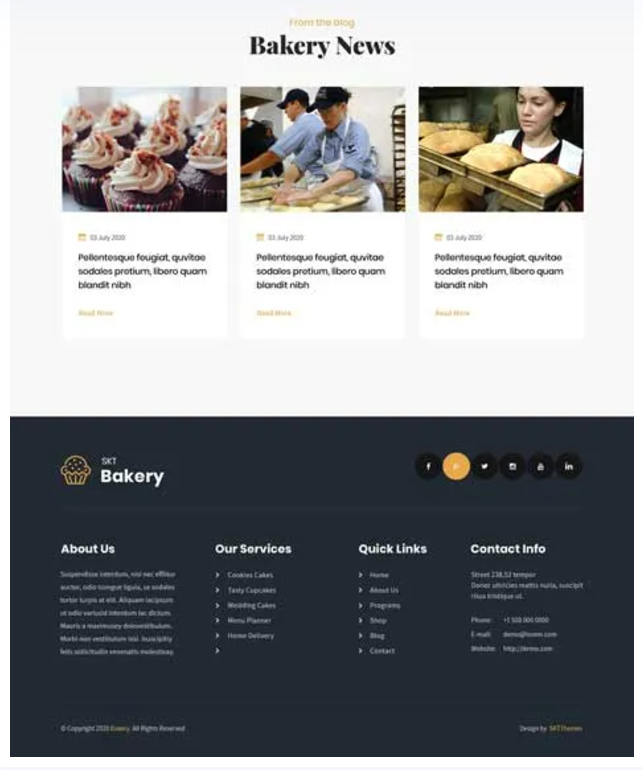 Bakery Responsive Design