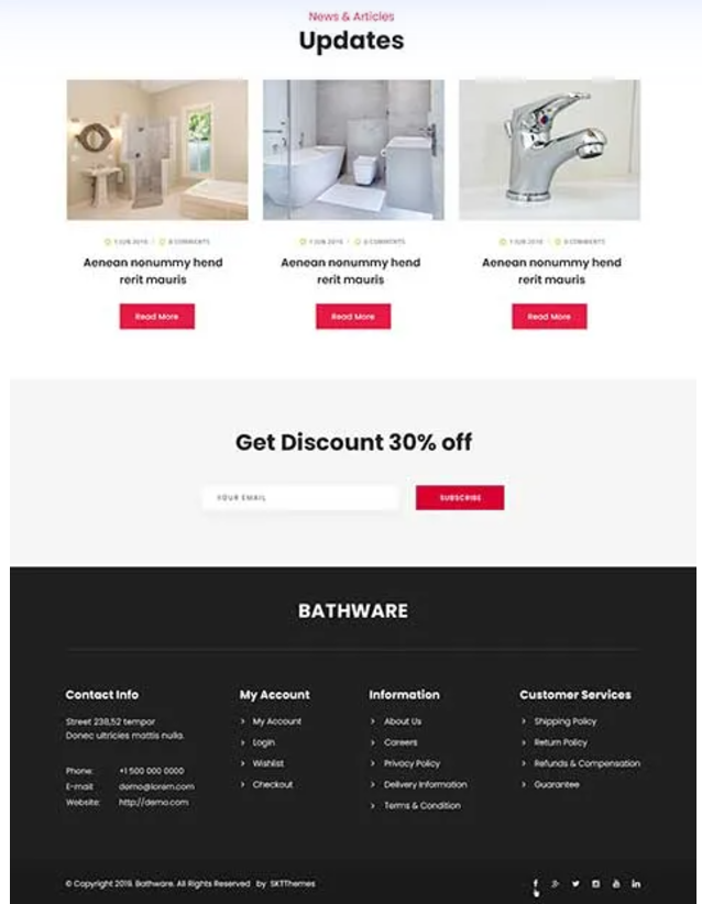 Bathware Professional Online Presence