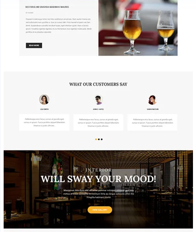 Beer Theme SEO Features