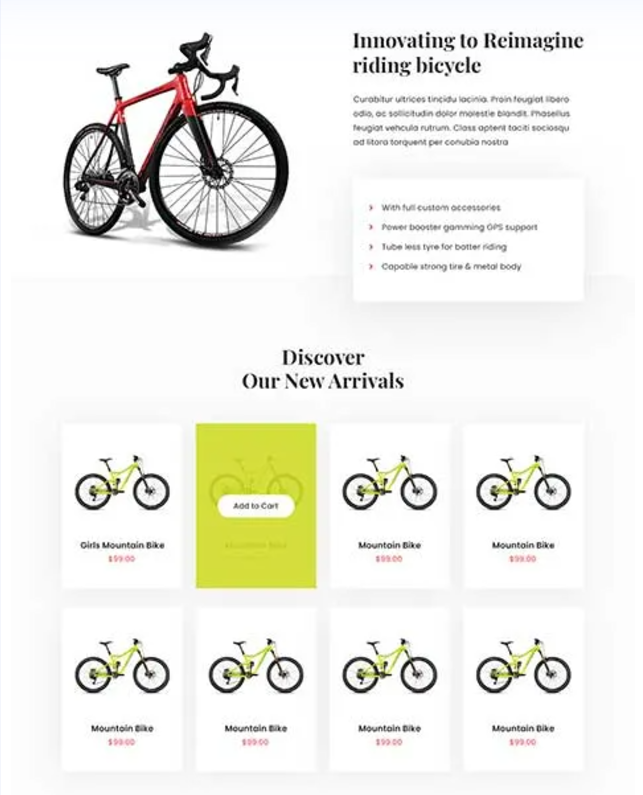 BicycleShop Responsive Theme