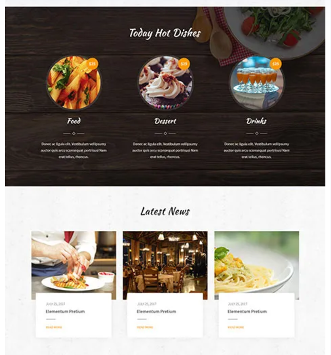 Bistro Theme Responsive Design