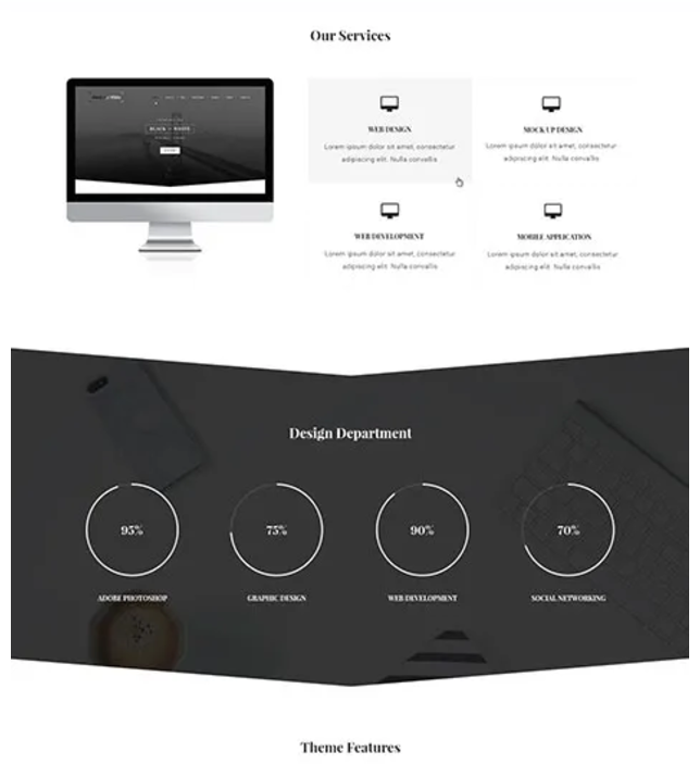 Black & White Responsive Theme