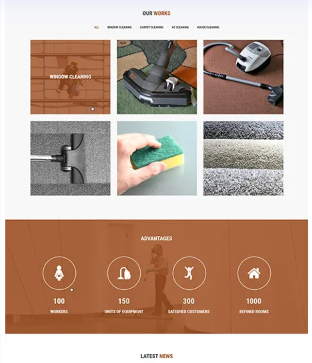 CarpetCleaning Theme Responsive Design