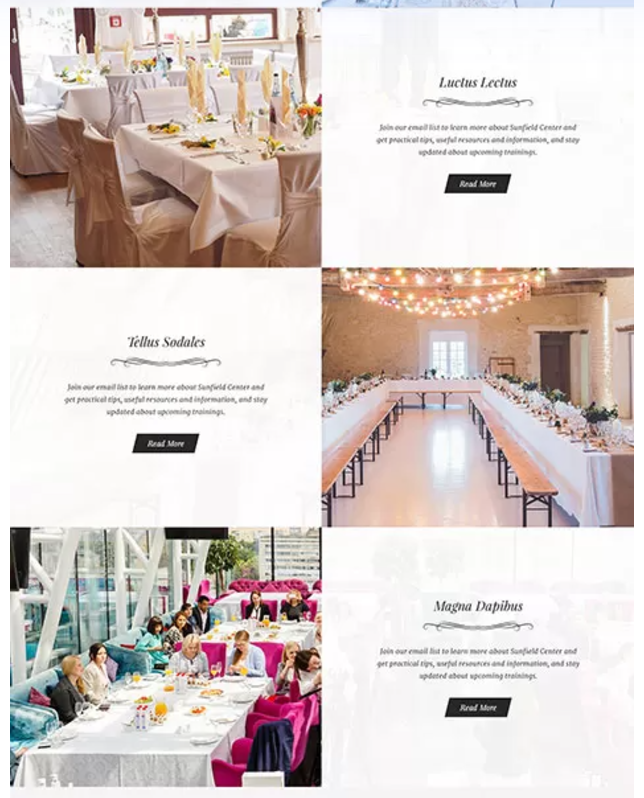 Celebration Hall Responsive Theme