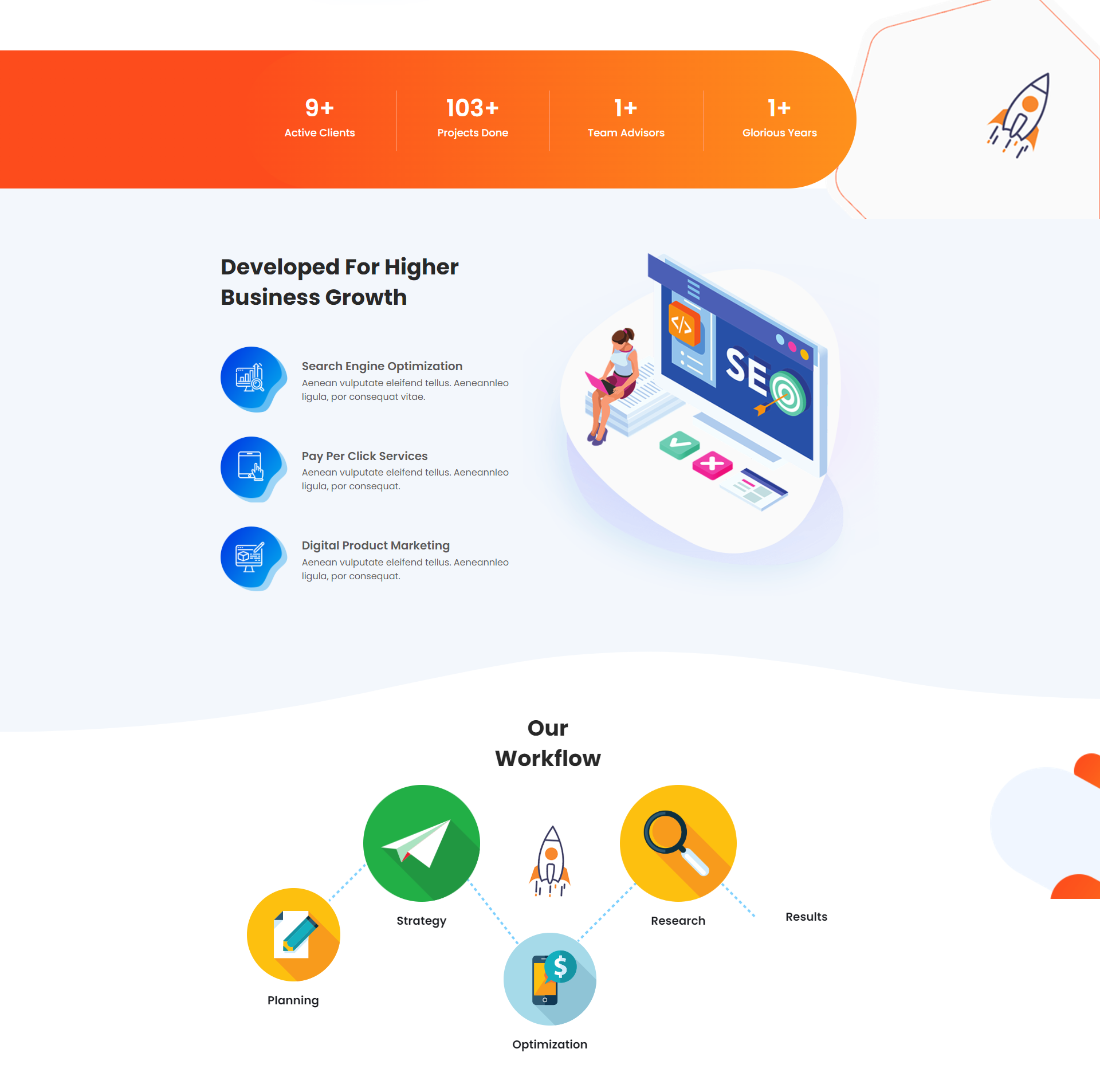 Digital Agency Theme Design