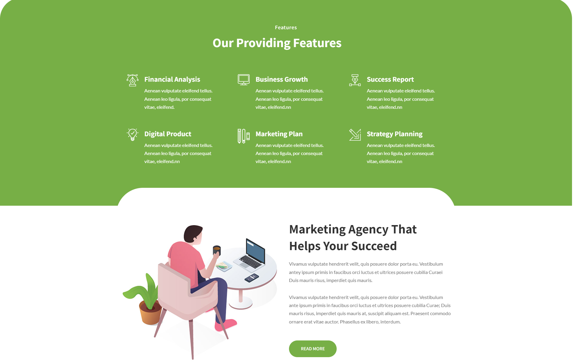 Ele-Agency Theme Design für professionelle Agenturen