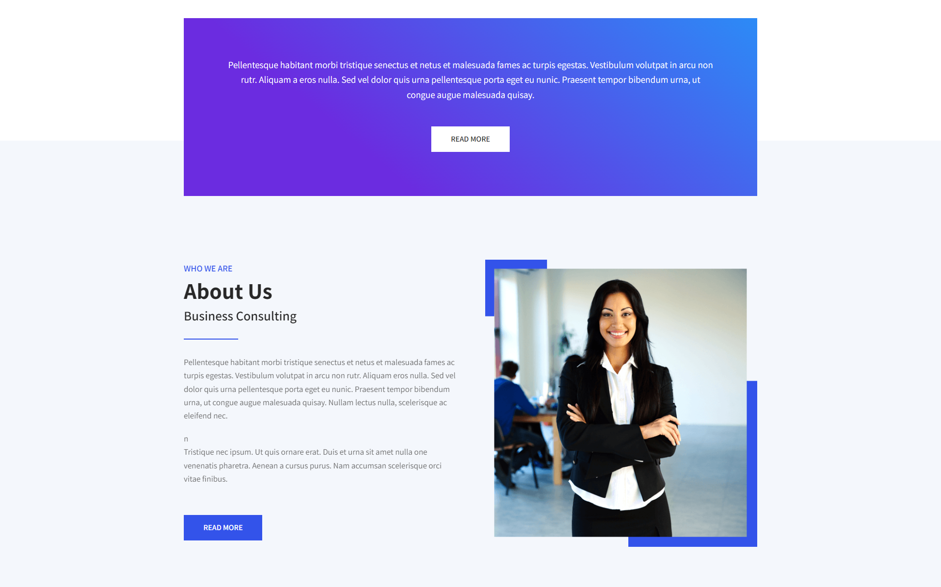 Ele-Business Theme Design für Unternehmen und Startups