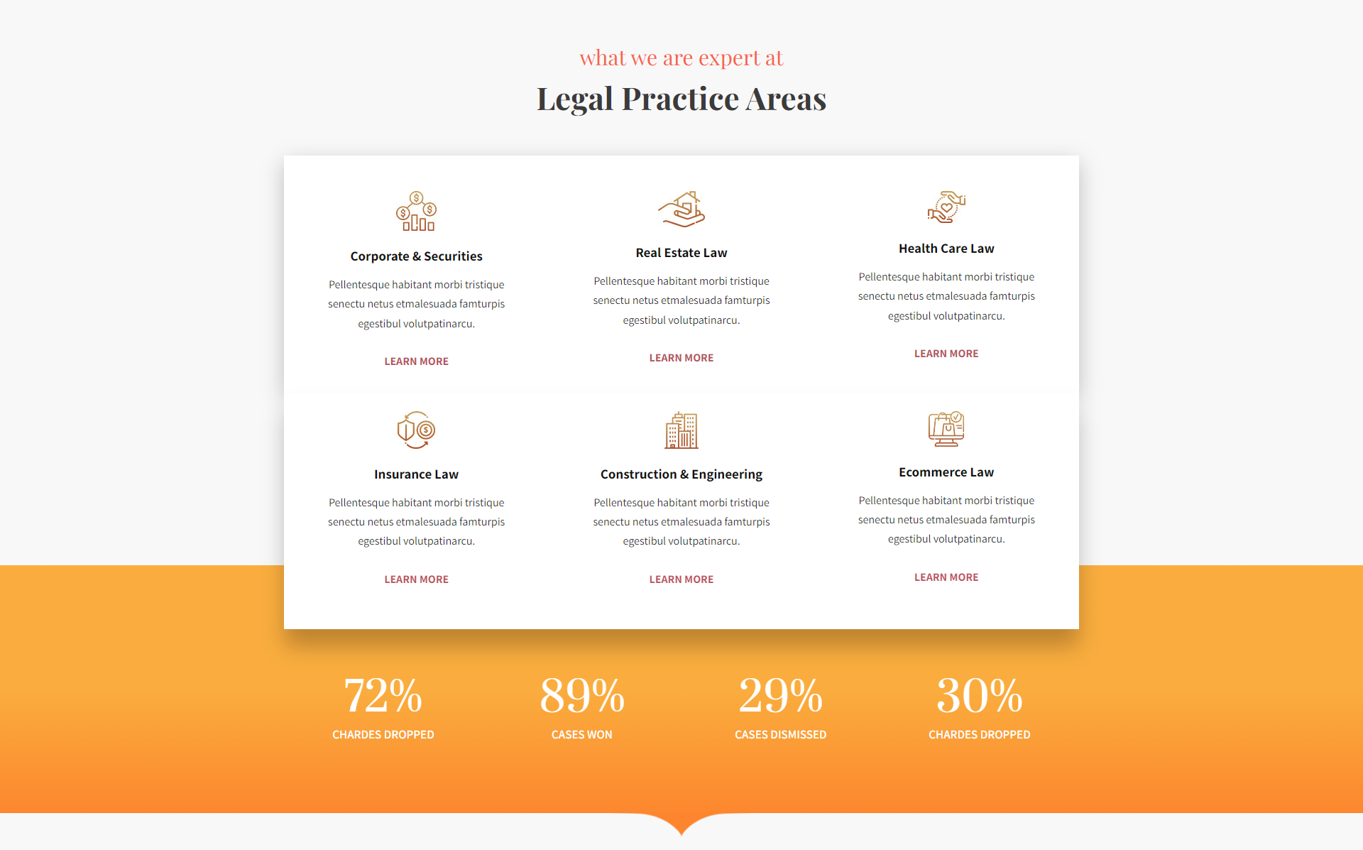 Ele-Lawyer Theme Design für Anwaltskanzleien