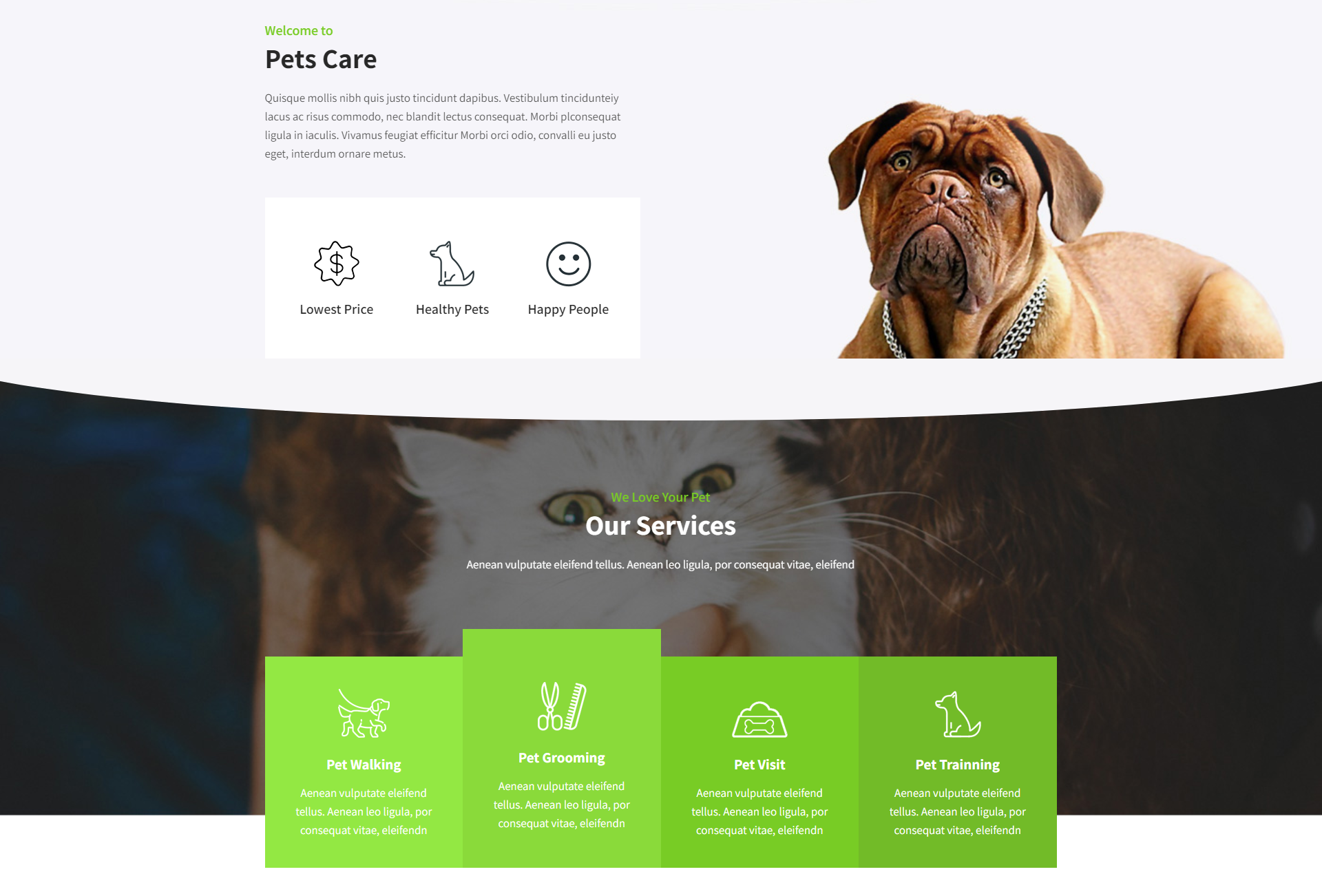 Ele-Pet Theme Design für Tierliebhaber