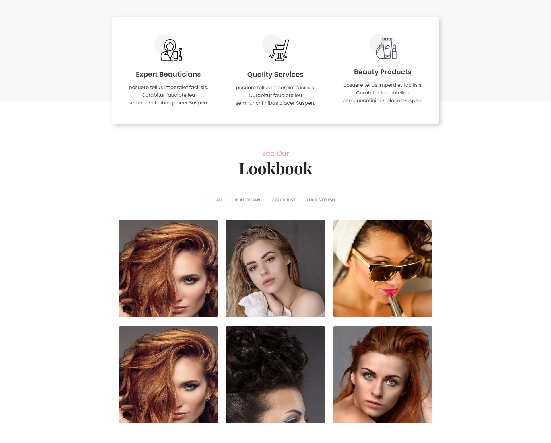 Hair Salon Theme Design