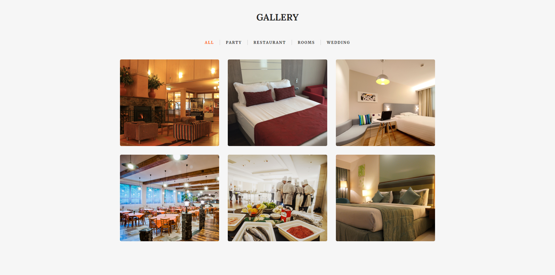 Hotel Booking Galerien