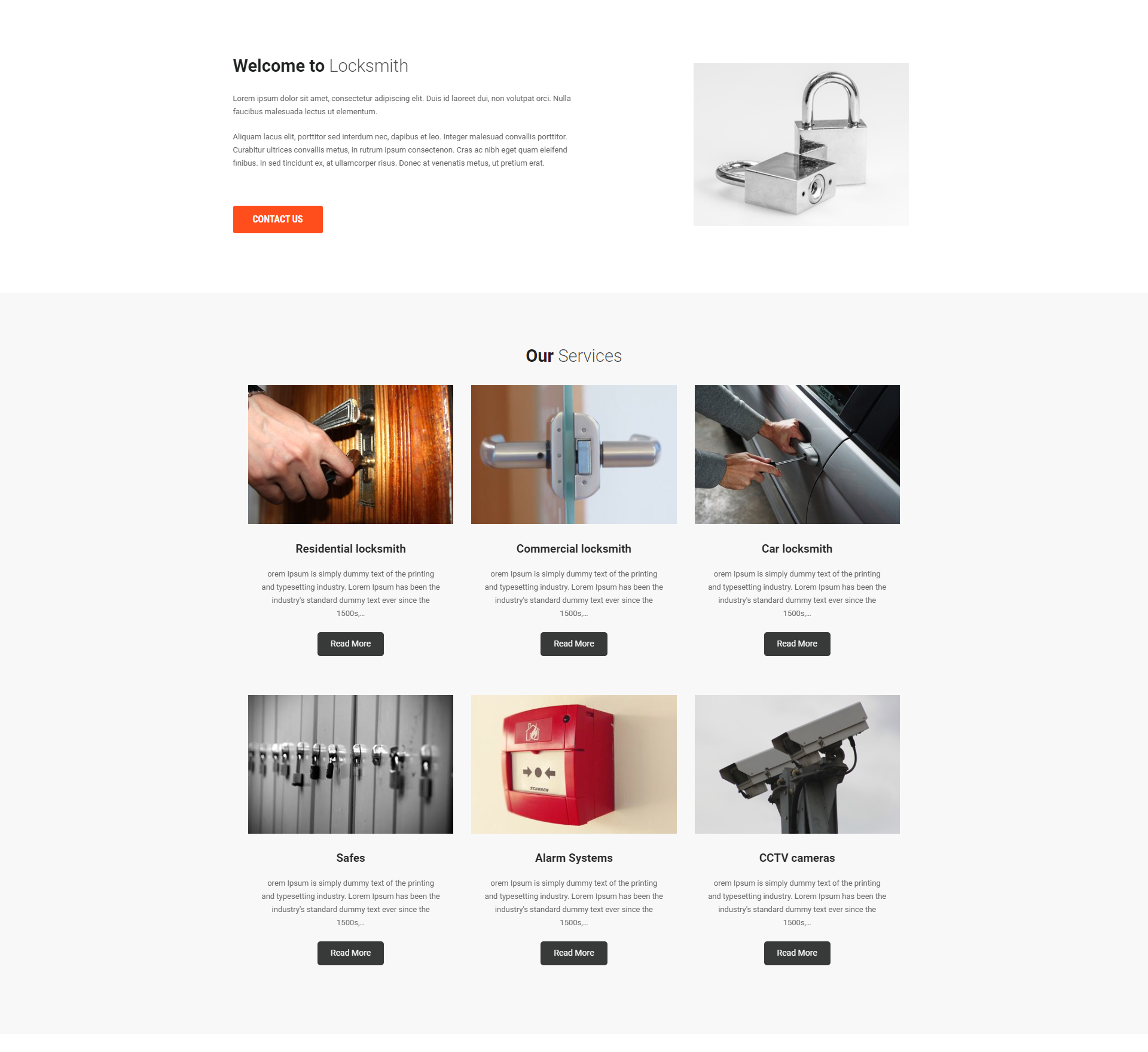 Locksmith Theme Design