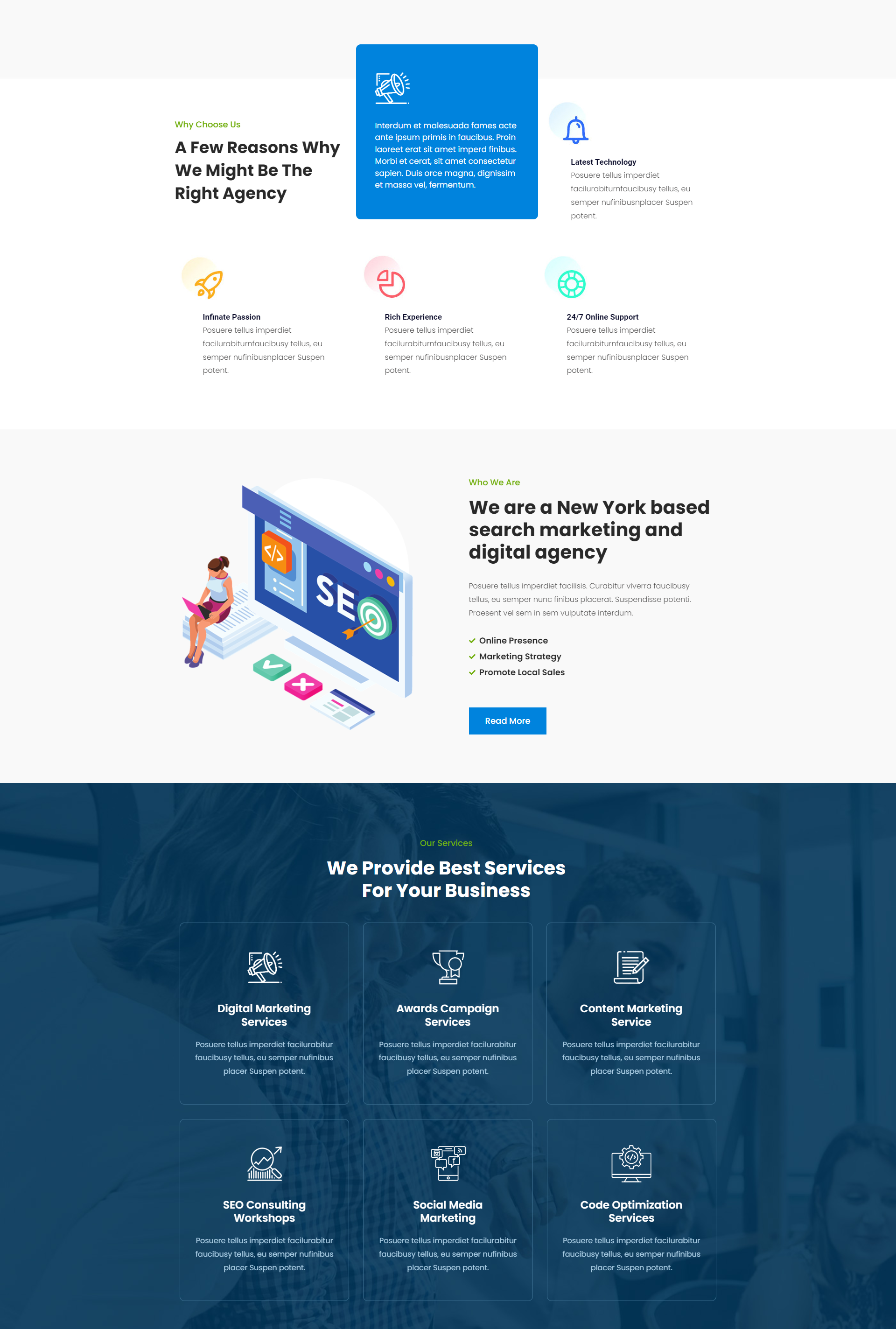 Marketing Agency Theme Design