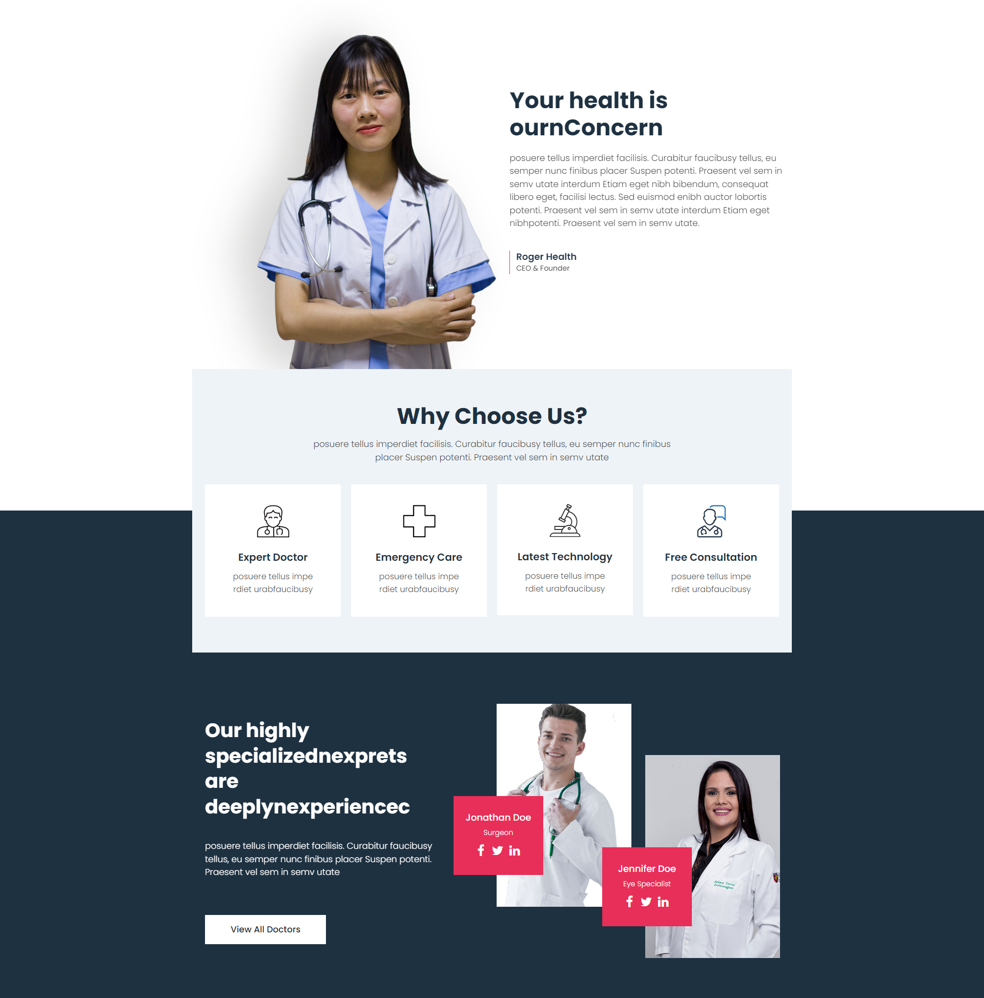 Medical Pro Theme Design