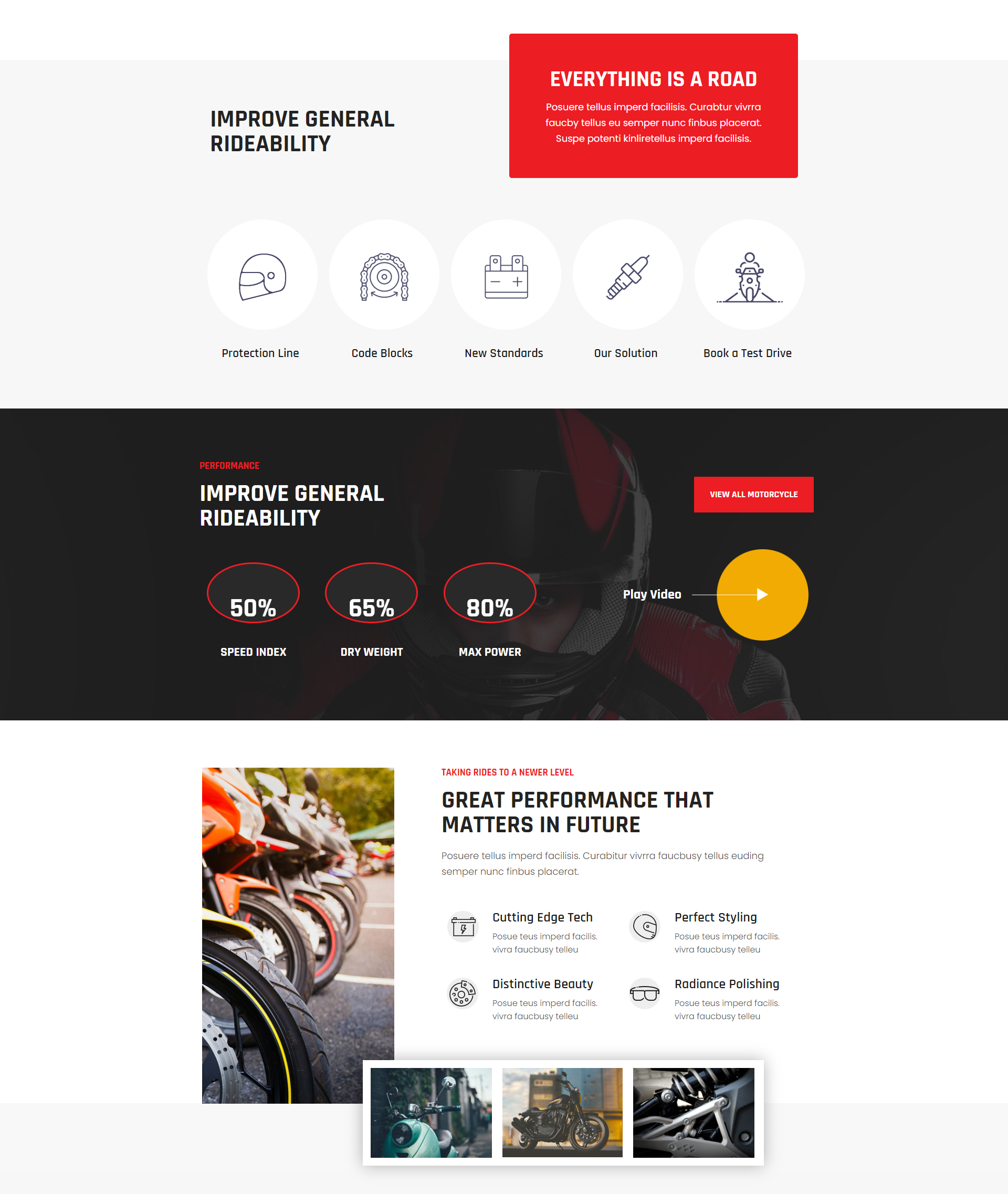 Motorcycle Theme Design