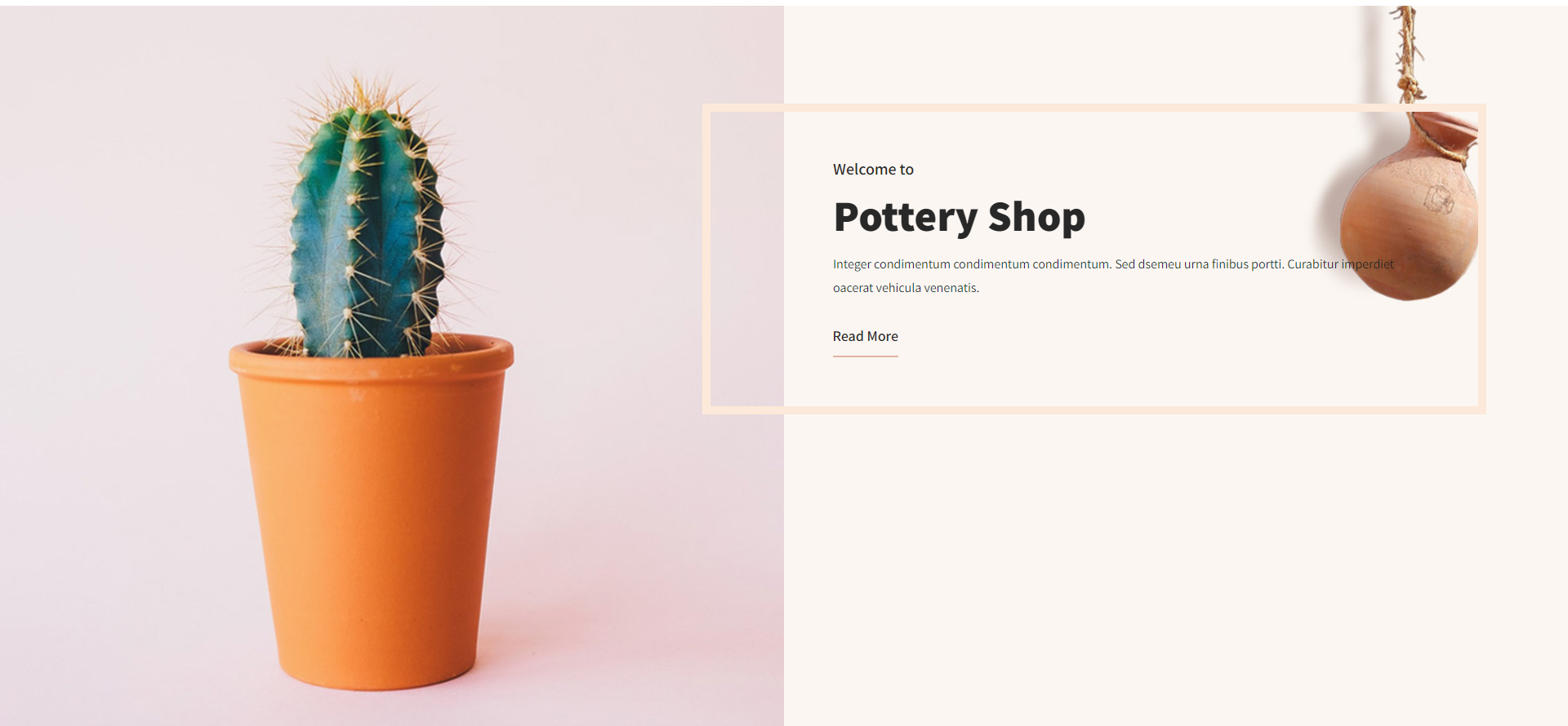 Pottery Theme Design