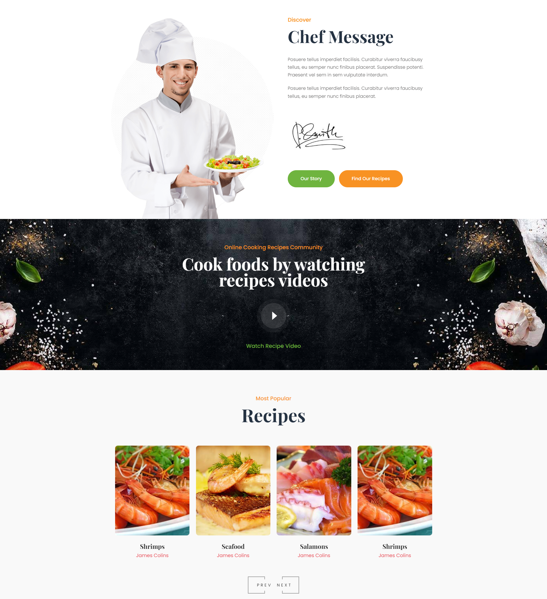 Recipe Theme Design