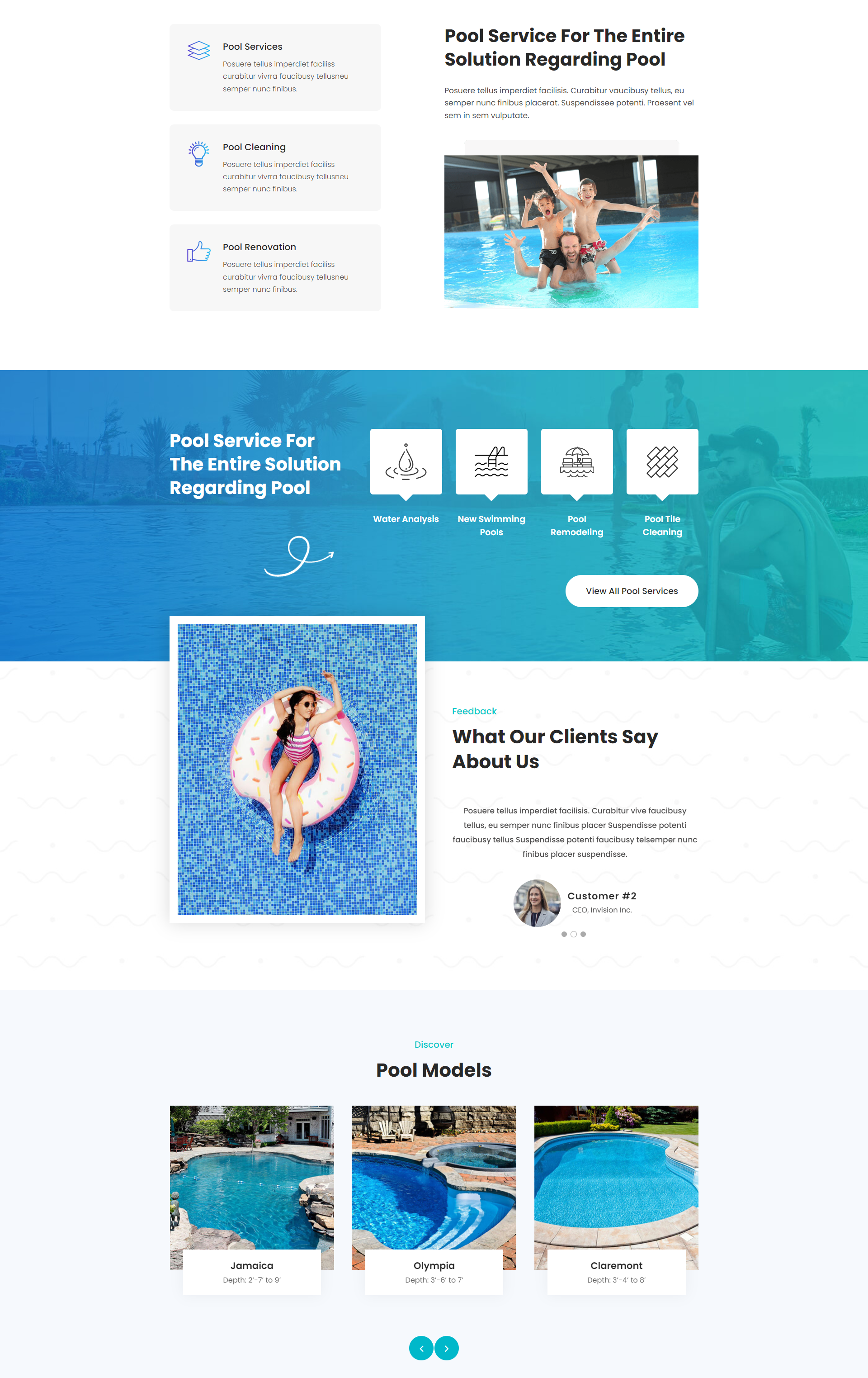 Swimming Pool Theme Design