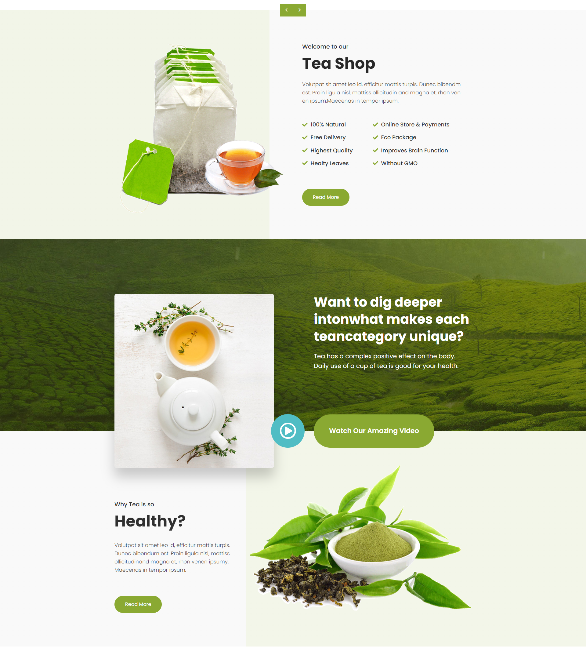 Tea Theme Design